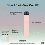 AIRSCREAM AIRSPOPS PRO LITE 氣泡電子煙主機官網：圖片 3