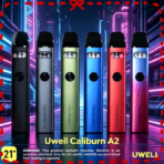 Uwell Caliburn A2咖哩棒A2電子煙主機官網評價說明書